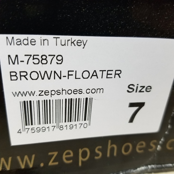 Men's 100% Genuine Leather Brown Ankle Boots 7 US Paul Branco Side Zip Lace-up - Picture 11 of 12